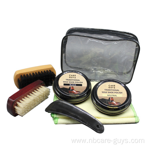 best sell travel leather shoe care kit